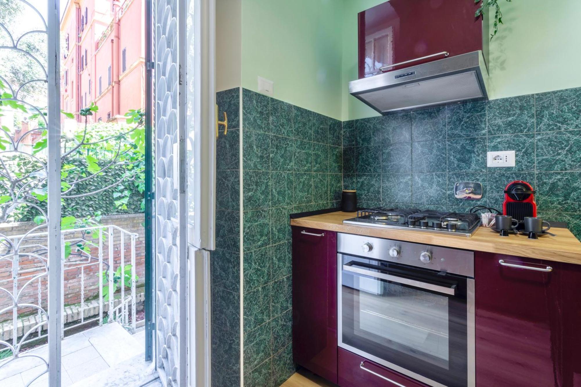 Isabella Stylish Apartment With Garden Roma Dış mekan fotoğraf